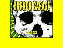 Tablet Screenshot of horrorgarage.com